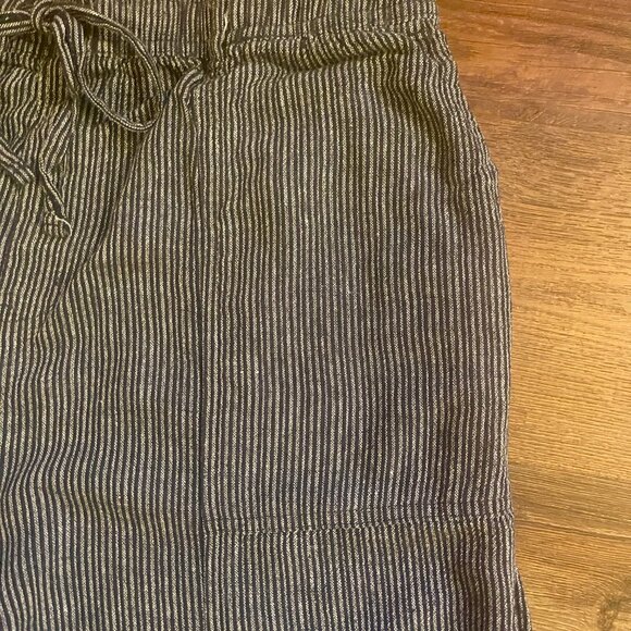 Time and Tru Drawstring Pants Womens Blue & Gray Stripe Size XXXL 22 - Picture 4 of 10